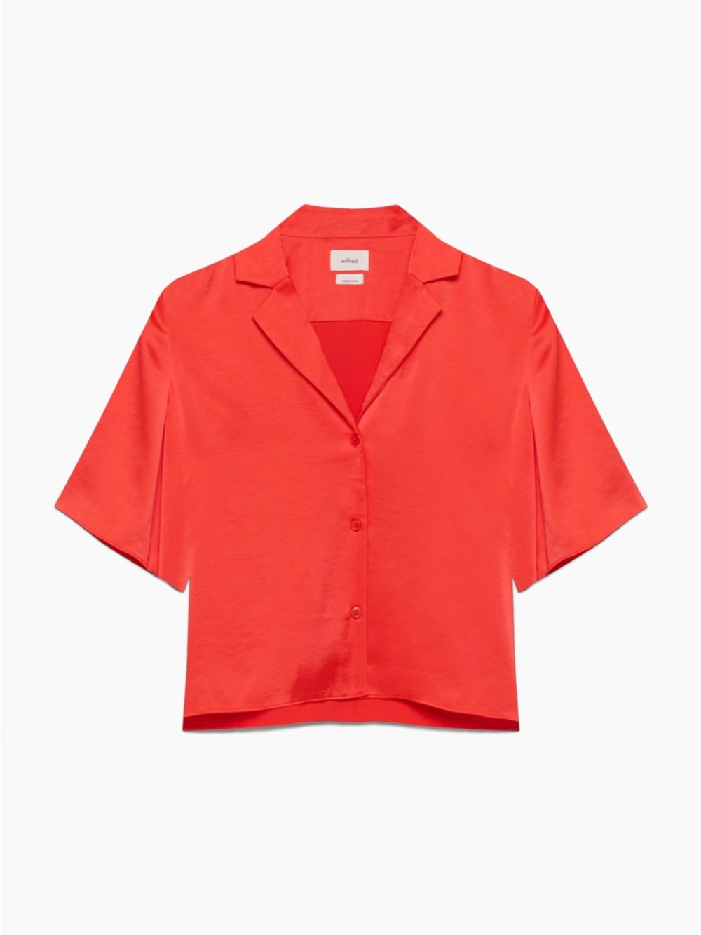 Aritzia Wilfred Satin Shirt